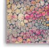 5' X 7' Yellow And Gray Abstract Area Rug