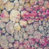 8' X 10' Yellow And Gray Abstract Area Rug