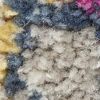 8' X 10' Yellow And Gray Abstract Area Rug