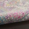 7' X 10' Gray And Ivory Abstract Distressed Area Rug