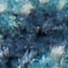 4' X 6' Blue And Ivory Medallion Distressed Area Rug