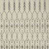 8' X 10' Gray And Ivory Geometric Distressed Area Rug
