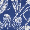 6' X 9' Ivory And Blue Floral Vines Distressed Area Rug