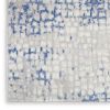 4' X 6' Blue And Gray Geometric Area Rug