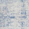 4' X 6' Blue And Gray Geometric Area Rug