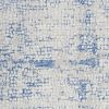 4' X 6' Blue And Gray Geometric Area Rug