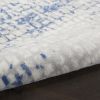 4' X 6' Blue And Gray Geometric Area Rug