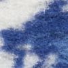4' X 6' Blue And Ivory Abstract Distressed Area Rug