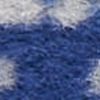 6' X 9' Blue And White Striped Distressed Area Rug