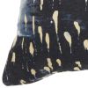 Blue Abstract Lumbar Pillow