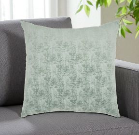 22" Green Abstract Throw Pillow