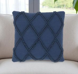 18" Navy Cotton Blend
