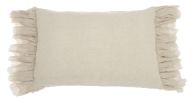 14" X 22" Steel Blue Pillow With Tassels Edges