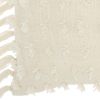 14" X 20" White Cotton Throw Pillow