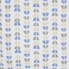 Blue And Taupe Geo Lines Throw Pillow