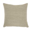 Taupe Distressed Stripes Throw Pillow