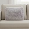 14" X 20" Light Gray Throw Pillow