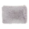 14" X 20" Light Gray Throw Pillow