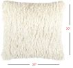 20" Ivory Throw Pillow