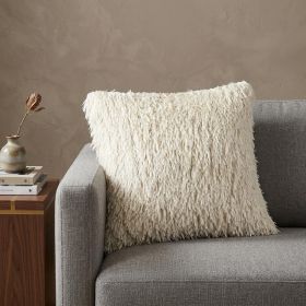 20" Ivory Throw Pillow
