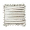 20" Silver Throw Pillow