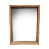 10" x 10" Gray Solid Wood Hanging Picture Frame