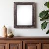 14" x 18" Black Solid Wood Hanging Picture Frame