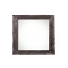 4" x 4" Black Solid Wood Tabletop Picture Frame