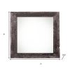 4" x 4" Black Solid Wood Tabletop Picture Frame