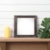 4" x 4" Black Solid Wood Tabletop Picture Frame