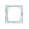 4" x 4" Blue Solid Wood Tabletop Picture Frame