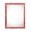 4" x 6" Red Solid Wood Tabletop Picture Frame
