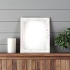 4" x 6" White Solid Wood Tabletop Picture Frame