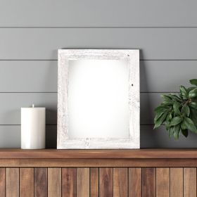 4" x 6" White Solid Wood Tabletop Picture Frame