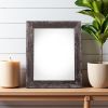 8.5" x 11" Black Solid Wood Tabletop Picture Frame