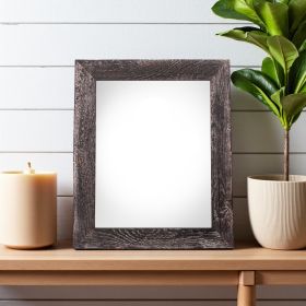 8.5" x 11" Black Solid Wood Tabletop Picture Frame