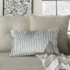 12" X 20" Periwinkle Cotton Throw Pillow