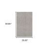 3' X 5' Modern Shaggy Soft Gray Indoor Area Rug