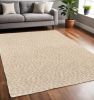 5' X 7' Modern Soft Tan Indoor Area Rug