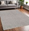 5' X 7' Modern Shaggy Soft Gray Indoor Area Rug