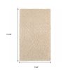 7' X 10' Modern Soft Tan Indoor Area Rug