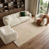 7' X 10' Modern Soft Tan Indoor Area Rug