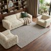 7' X 10' Modern Shaggy Soft Gray Indoor Area Rug