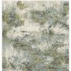 3' X 5' Blue Green Power Loom Area Rug
