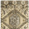 8' X 11' Tan And Gold Medallion Area Rug