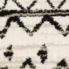 10' X 13' Ivory And Black Abstract Geometric Area Rug