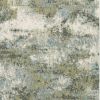 7' X 10' Blue Green Power Loom Area Rug