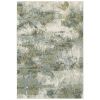 7' X 10' Blue Green Power Loom Area Rug