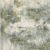 10' X 13' Blue Green Power Loom Area Rug