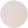 8' Round Brown Non Slip Indoor Outdoor Rug Pad